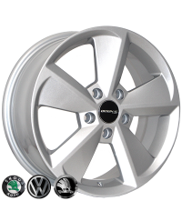Replica Skoda D5113 S R16 W6.5 PCD5x112 ET50 DIA57.1